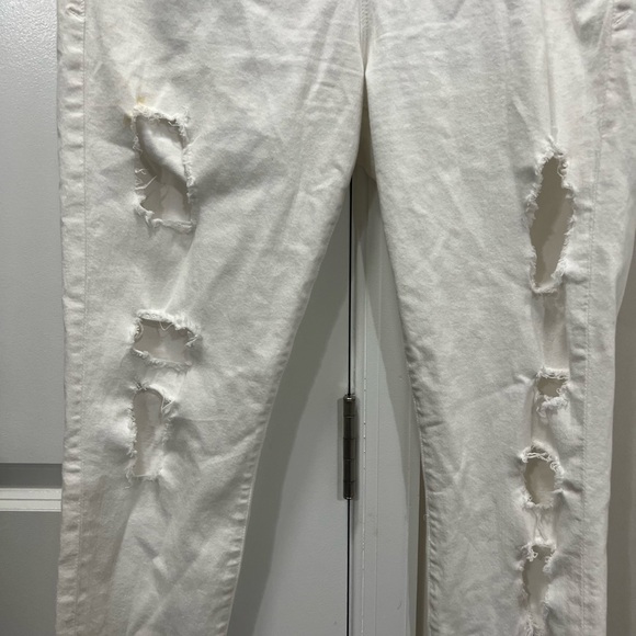 Good American White Distressed Good Legs Jeans Size 16 US - Picture 2 of 6